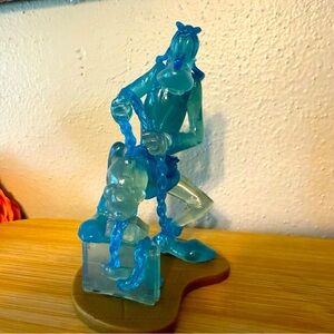 Disney Mickey's Christmas Carol Goofy As Marley Figurine Translucent 3.5 Inch